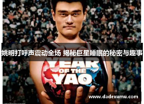 姚明打呼声震动全场 揭秘巨星睡眠的秘密与趣事